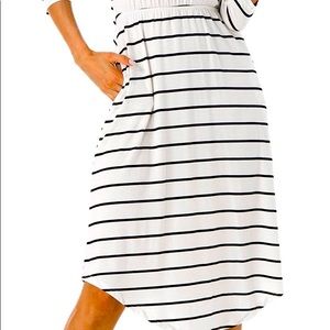 MIDI swing dress pockets. Simple and comfortable
